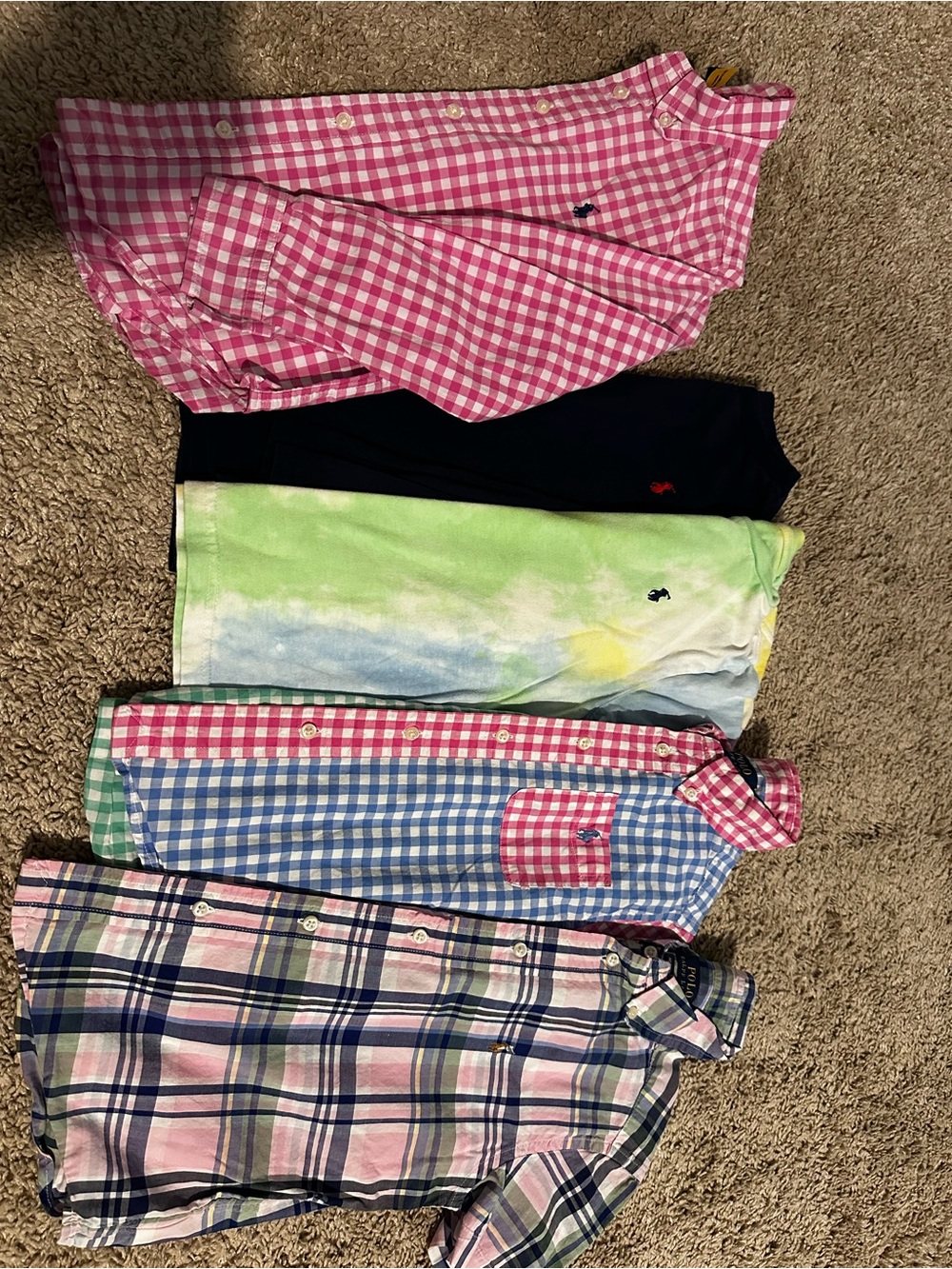 Bundle of 5 Polo Ralph Lauren Shirts